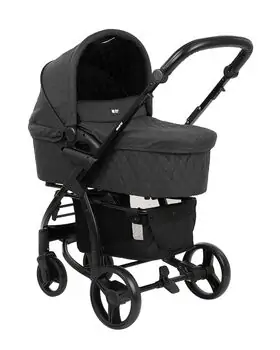 KikkaBoo Madrid 4in1 Black Melange საბავშვო ეტლის კომპლექტი, 6 image
