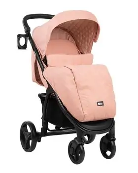 KikkaBoo Madrid 4in1 Pink Melange საბავშვო ეტლის კომპლექტი, 4 image