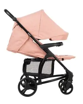 KikkaBoo Madrid 4in1 Pink Melange საბავშვო ეტლის კომპლექტი, 11 image
