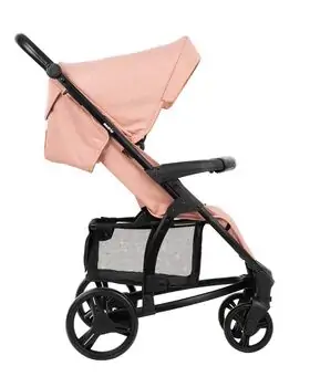 KikkaBoo Madrid 4in1 Pink Melange საბავშვო ეტლის კომპლექტი, 10 image