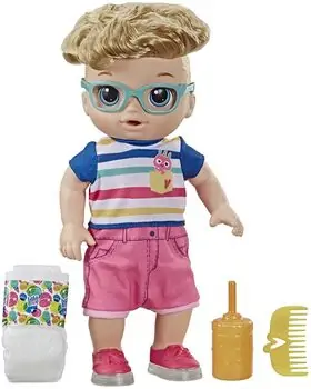 Hasbro Baby Alive Step ‘N Giggle Baby Blonde Hair სათამაშო თოჯინა აქსესუარებით