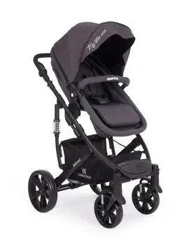 KikkaBoo Beloved Dark Grey 3in1 ახალშობილის ეტლი, 8 image