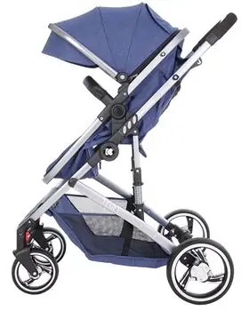 KikkaBoo Tiara 3in1 Dark Blue ახალშობილის ეტლის კომპლექტი, 4 image