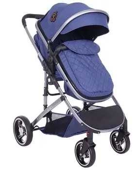 KikkaBoo Tiara 3in1 Dark Blue ახალშობილის ეტლის კომპლექტი, 3 image