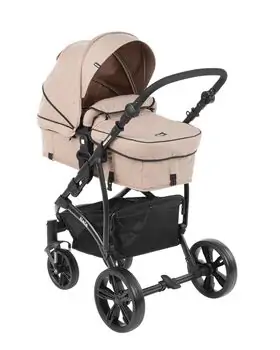 KikkaBoo Nala Beige 3in1 ახალშობილის ეტლის კომპლექტი, 4 image