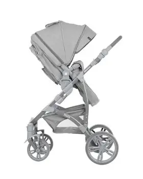 KikkaBoo Nala Grey 3in1 ახალშობილის ეტლის კომპლექტი, 8 image