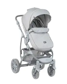 KikkaBoo Nala Grey 3in1 ახალშობილის ეტლის კომპლექტი, 2 image