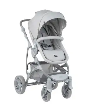 KikkaBoo Nala Grey 3in1 ახალშობილის ეტლის კომპლექტი, 3 image