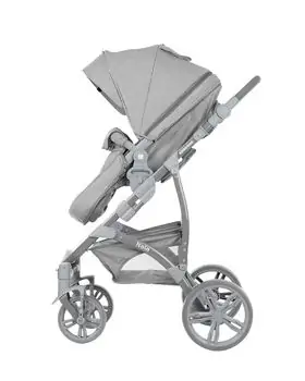 KikkaBoo Nala Grey 3in1 ახალშობილის ეტლის კომპლექტი, 6 image