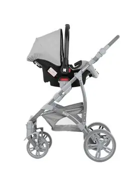 KikkaBoo Nala Grey 3in1 ახალშობილის ეტლის კომპლექტი, 10 image