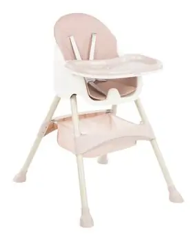 KikkaBoo Brie Pink საკვები სკამ-მაგიდა