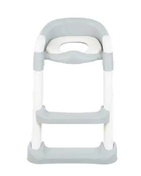 KikkaBoo-ს უნიტაზის ადაპტორი Toilet seat with ladder Lea Grey, 3 image