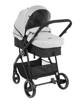 KikkaBoo Gianni Grey 3in1 ახალშობილის ეტლის კომპლექტი, 2 image