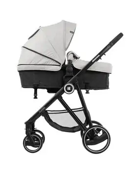 KikkaBoo Gianni Grey 3in1 ახალშობილის ეტლის კომპლექტი, 3 image
