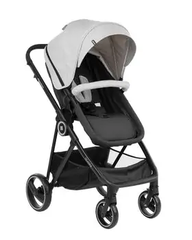KikkaBoo Gianni Grey 3in1 ახალშობილის ეტლის კომპლექტი, 5 image