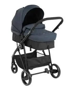 KikkaBoo Gianni Navy 3in1 ახალშობილის ეტლის კომპლექტი, 3 image