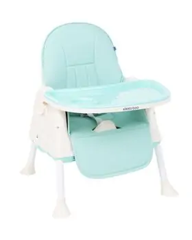 KikkaBoo Creamy 2in1 Light Mint საკვები სკამ-მაგიდა, 6 image