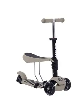 Makani-ს ტრანსფორმერი სკუტერი (სამაკატი) Scooter 3 in 1 Pastel Peach