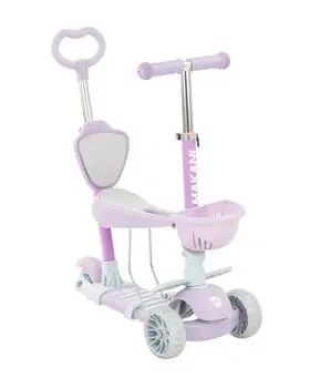 Makani Scooter BonBon 4in1 Candy Lilac ტრანსფორმერი სკუტერი (სამაკატი)