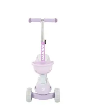Makani Scooter BonBon 4in1 Candy Lilac ტრანსფორმერი სკუტერი (სამაკატი), 5 image