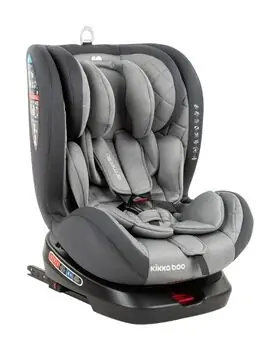 KikkaBoo Armadillo ISOFIX Grey მანქანის სავარძელი (ქარსითი)