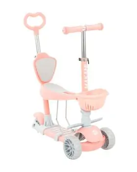 Makani Scooter BonBon 4in1 Candy Pink ტრანსფორმერი სკუტერი (სამაკატი)