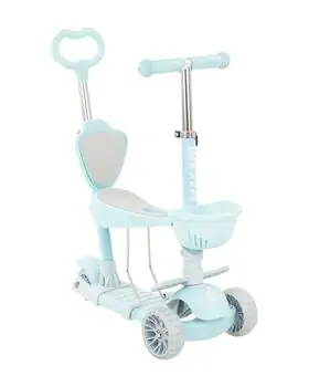 Makani Scooter BonBon 4in1 Candy Blue ტრანსფორმერი სკუტერი (სამაკატი)