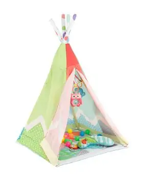 KikkaBoo Teepee 2 in 1 Adventure Girl განსავითარებელი ხალიჩა