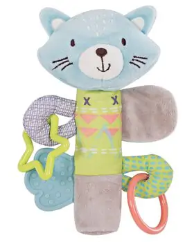 KikkaBoo Activity squeaker toy Kit the Cat ახალშობილის სათამაშო