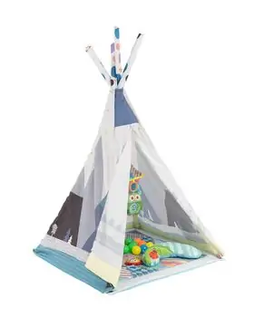 KikkaBoo Teepee 2 in 1 Adventure Boy განსავითარებელი ხალიჩა