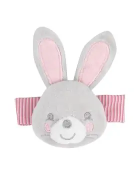 KikkaBoo Wrist rattle Bella the Bunny ახალშობილის სათამაშო სამაჯური