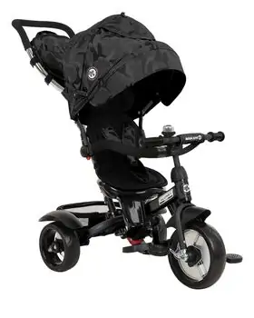 KikkaBoo Alonsy Black Camouflage საბავშვო ველო ეტლი