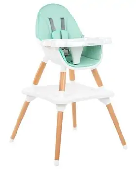 KikkaBoo Multi 3in1 Mint საკვები სკამ-მაგიდა