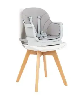 KikkaBoo 6in1 Eat N Play Grey საკვები სკამ-მაგიდა, 7 image