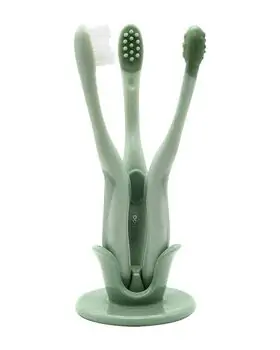 KikkaBoo Baby toothbrush set 3pcs საბავშვო კბილის ჯაგრისის ნაკრები