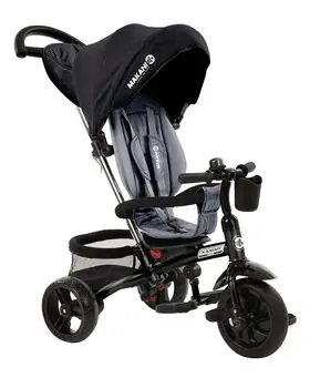 Makani Xammy Black სამ თვლიანი ველო-ეტლი