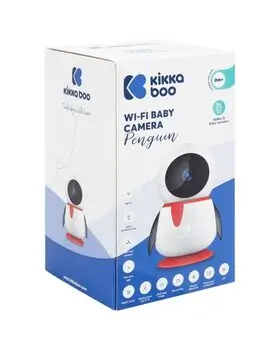 KikkaBoo Wi-Fi baby camera Penguin ვიდეო ძიძა