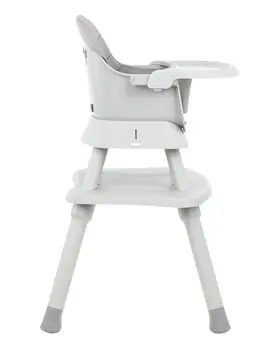 KikkaBoo 6in1 Eat N Play Grey საკვები სკამ-მაგიდა, 5 image