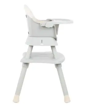 KikkaBoo 6in1 Eat N Play Beige საკვები სკამ-მაგიდა, 5 image