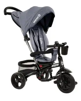 Makani Xammy Dark Grey სამ თვლიანი ველო-ეტლი