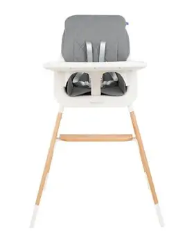 KikkaBoo Modo 2in1 Grey საკვები სკამ-მაგიდა, 3 image