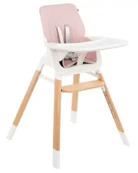 KikkaBoo Modo 2in1 Pink საკვები სკამ-მაგიდა