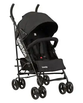 KikkaBoo Beetle Black საბავშვო სასეირნო ეტლი
