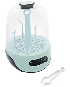 KikkaBoo Sterilizer with Twill Mint სტერილიზატორი, 3 image
