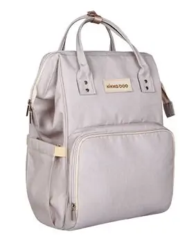 KikkaBoo-ს დედის ჩანთა Mama bag Siena Light Grey