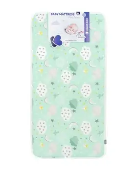 KikkaBoo-ს ბამბის მატრასი Mattress Fantasia 60x120x7cm Clouds Mint, 3 image