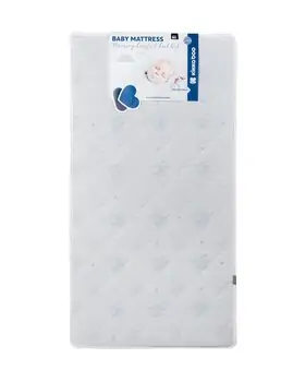 KikkaBoo-ს ბამბის მატრასი Mattress Memory Comfort Cool gel 60х120х12cm Helicopters Blue/Pink, 3 image