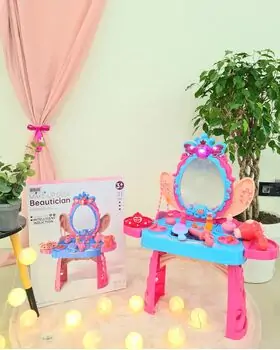 MAKE-UP DESK BEAUTICIAN blue - საბავშვო ტრილიაჟი