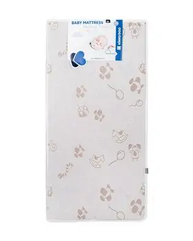 KikkaBoo Mattress Memory Comfort Horses Pink 60х120х12cm მატრასი ბამბის ზედაპირით, 2 image