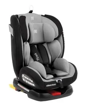 KikkaBoo Ttrek Light Grey მანქანის სავარძელი (ქარსითი)